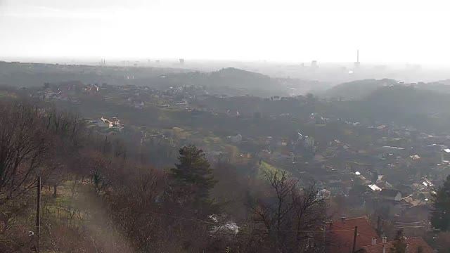 Panoramic view of Zagreb, Croatia