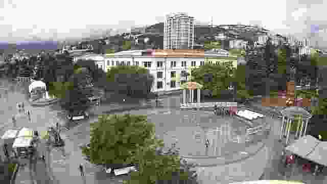 Lenin Square in Yalta city, Crimea