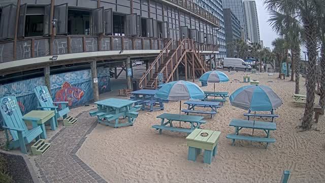 RipTydz Oceanfront Grille & Rooftop Bar (open air area) in Myrtle Beach, SC, USA