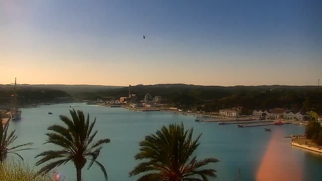 Mahon port and bay in Balearic Islands, Spain
