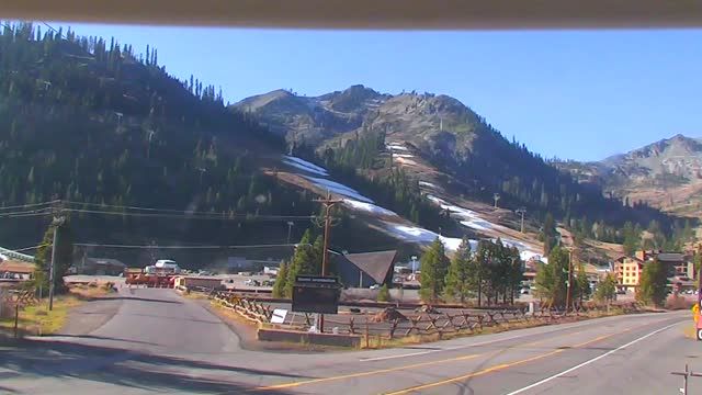 Squaw Valley Mountain Resort in Placer County, CA, USA