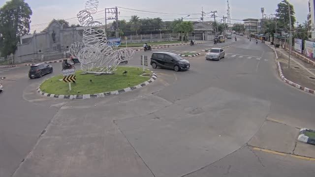 Phraya Si Sunthonwohan monument in Chachoengsao city, Thailand