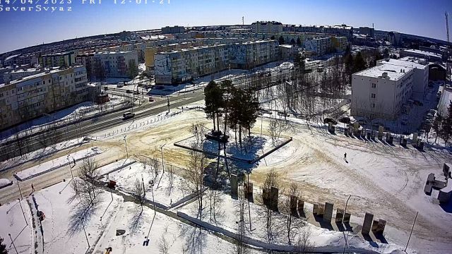 Memory Square in Noyabrsk city, Russia