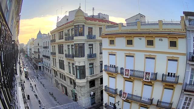 Calle de la Paz in Valencia, Spain