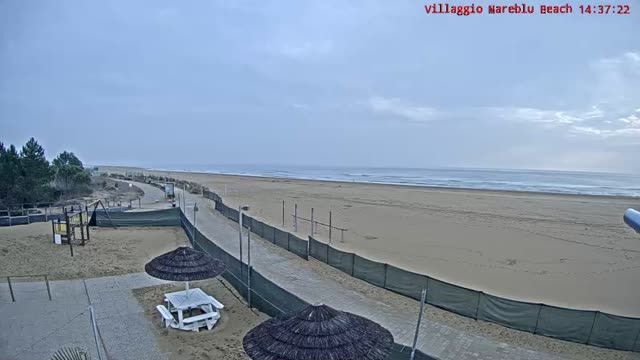 Bibione Pineda beach on the Adriatic coast