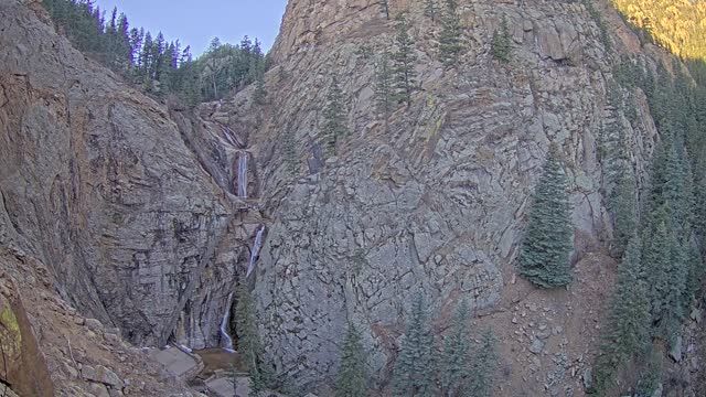 Broadmoor Seven Falls in Colorado Springs, CO, USA