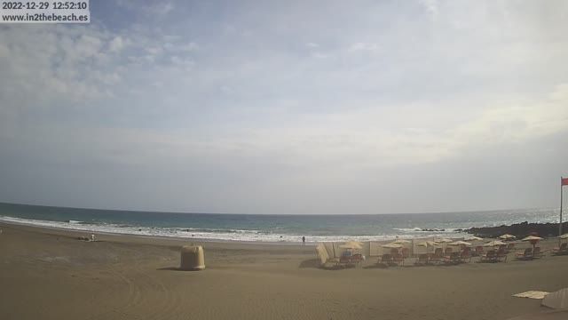 Las Burras beach in San Bartolome de Tirajana, Spain