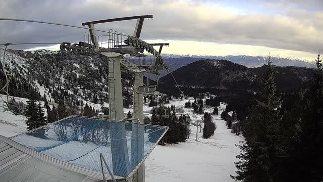 Ski resort Soriska planina AlpVenture, funicular station, Slovenia