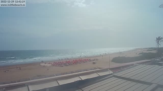 Del Inglés beach on the island of Gran Canaria (cam#2)