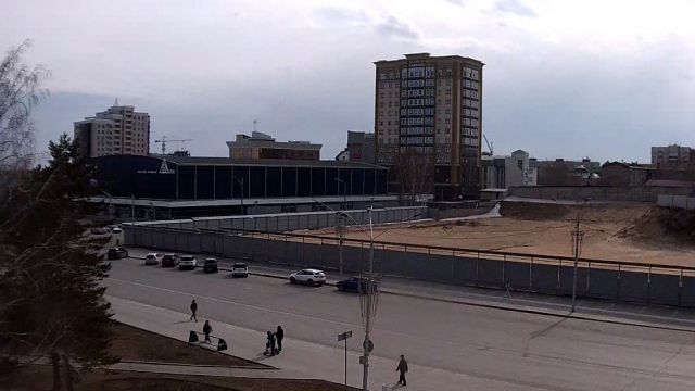 Palace of Spectacles and Sports named after G. S. Titov in Barnaul city, Russia