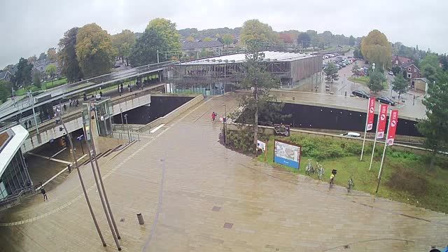 Railway station in Harderwijk, Netherlands