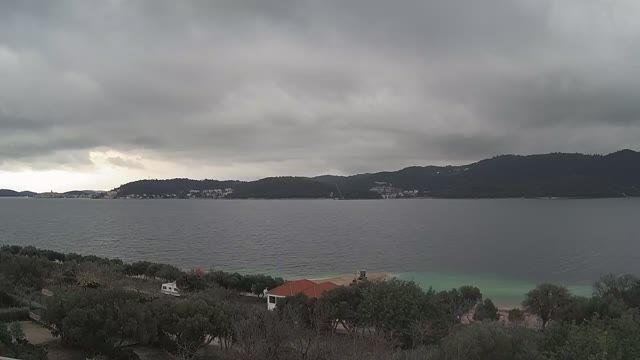 The coast in the village of Vigan on the Peljesac peninsula