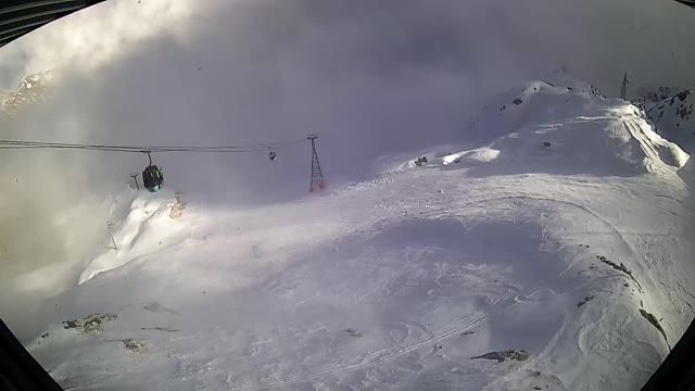 View from Mount Kanin towards Bovec city, Slovenia