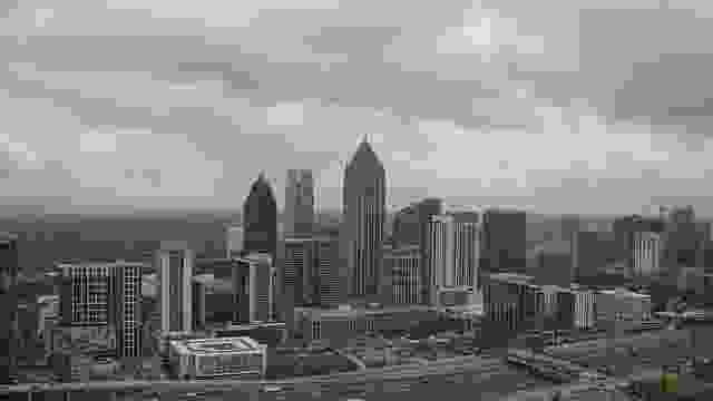 Midtown area in Atlanta city, Georgia, USA