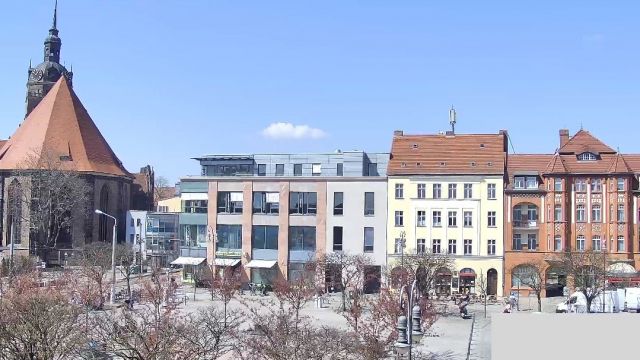 Neustadt Markt square in Brandenburg city, Germany