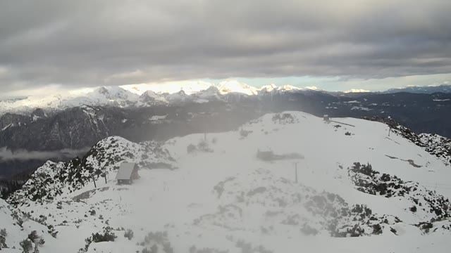 Vogel Ski Resort View from Orlova Glava to Triglav, Slovenia