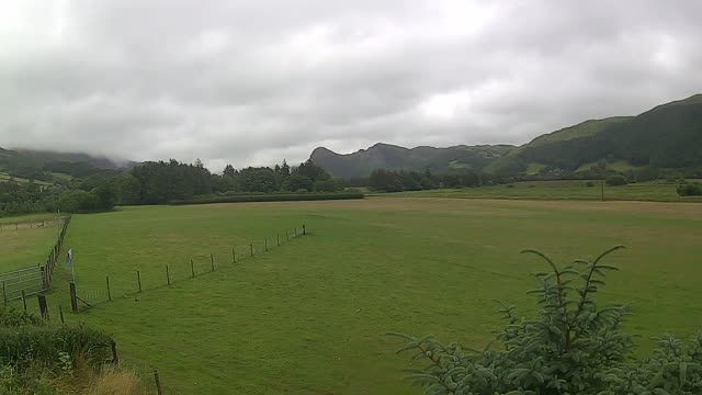 Bryncrug village in Wales, UK