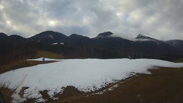 Ski resort Kozji hrbet in Bohinjska Bistrica, Slovenia