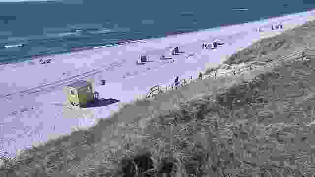 Beach at Hornum resort village on Sylt Island, Germany