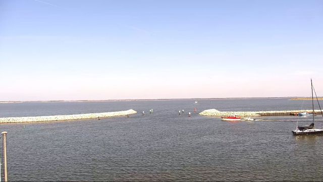 Pier in Barth town, Germany