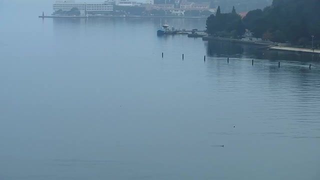 Beach in the city of Portorož in western Slovenia