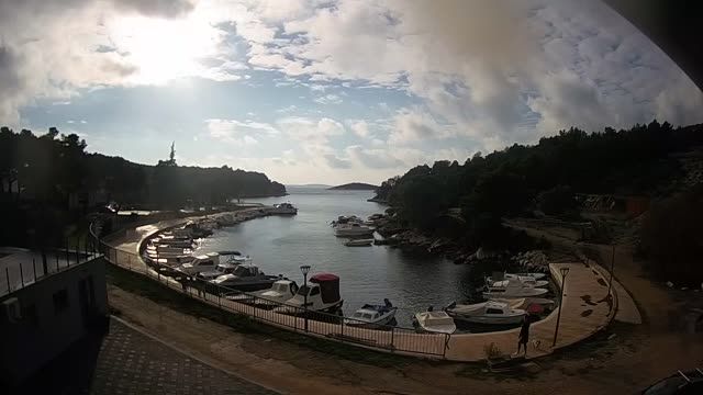 Bay and pier in Tribunj