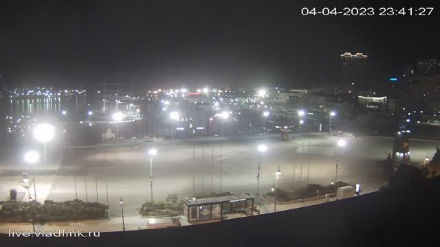 Central Square in Vladivostok city, Russia