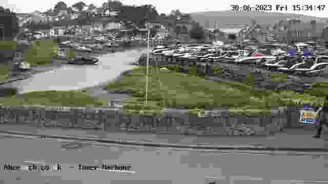 Harbor in the village of Abersoch, UK