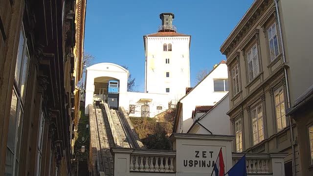 Lotrscak tower in Zagreb, Croatia