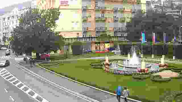 Slatina Fountain in Opatija city, Croatia