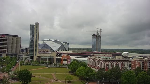 Centennial Olympic Park in Atlanta city, Georgia, USA