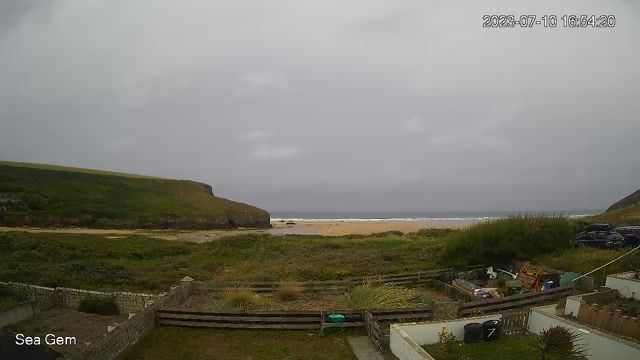 Mawgan Porth Beach in Newquay town, England, UK