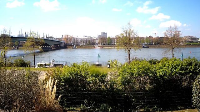 Kennedy bridge in Bonn city, Germany