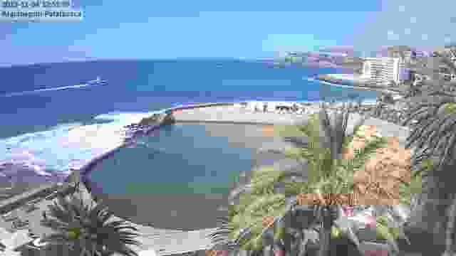 Costa Alegre beach in Arguineguin, Gran Canaria island, Spain