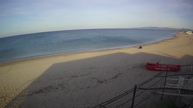 Platamona beach on the island of Sardinia