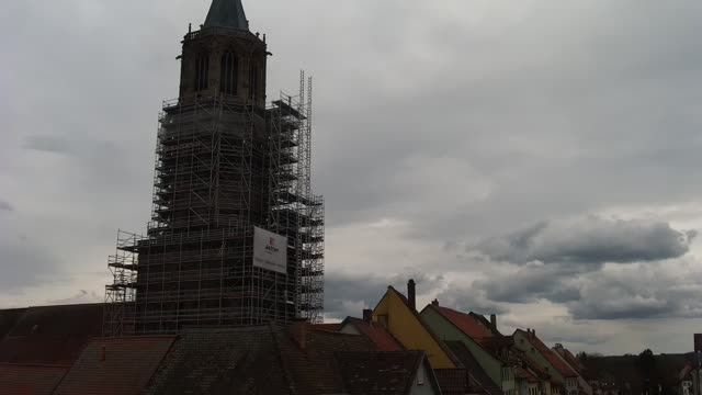Overview panorama of Rottweil city, Germany