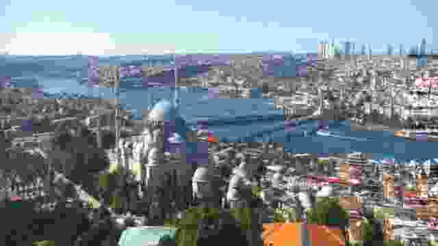 Beyazit Tower, view of the city of Istanbul, Türkiye (cam #2)