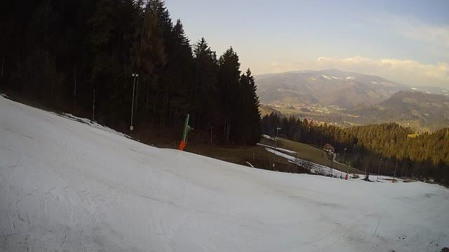 Ski resort Bukovnik in Selovec village, Slovenia