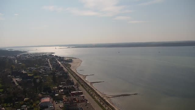 Coastline of Laboe town, Germany