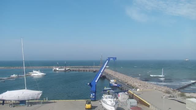 Pier in Kuhlungsborn town, Germany