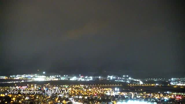 Panorama of Sivas city, Türkiye