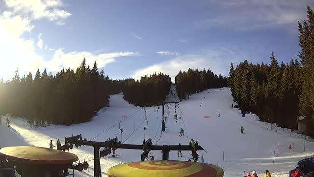 Ski resort Rogla, ski slope, Slovenia