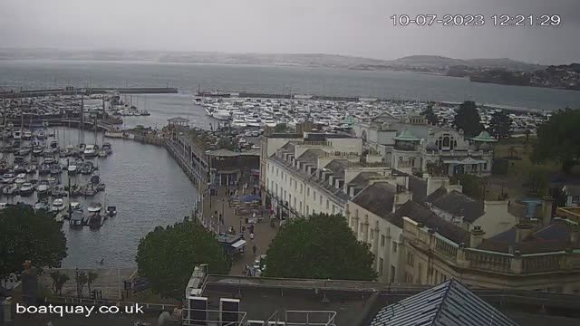 Marina in Torquay city, England, UK