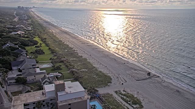 Beach near Caribbean Resort and Villas, SC, USA (cam #2)