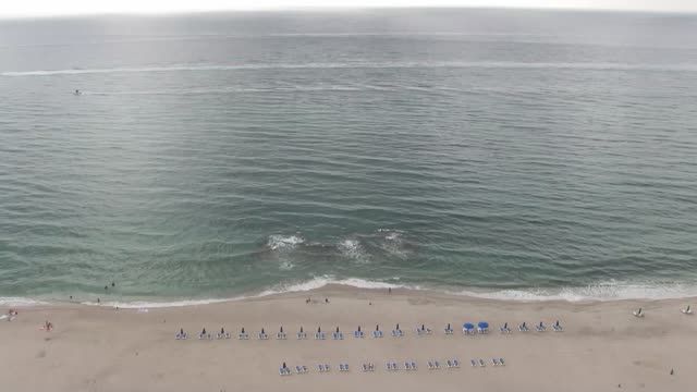 Beach next to Ocean Reef Park in Riviera Beach, FL USA