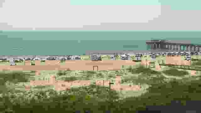 Tybee Beach Pier and Pavilion on Tybee Island, GA, USA (cam #2)