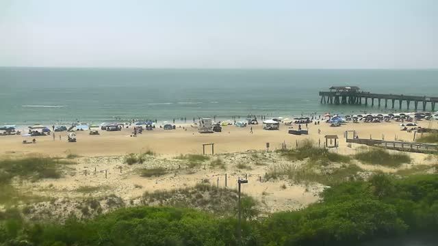 Tybee Beach Pier and Pavilion on Tybee Island, GA, USA (cam #2)