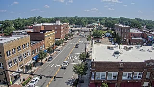 Carthage Street in Sanford, NC, USA
