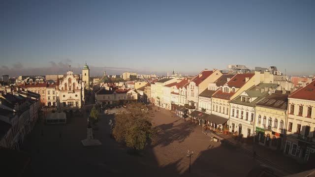 City square in Rzeszow, Poland