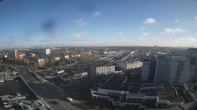 View from the roof of Kino Helios in Rzeszow, Poland